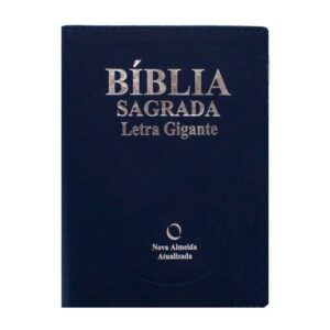 Bíblia Sagrada Letra Gigante NAA Azul Com Índice