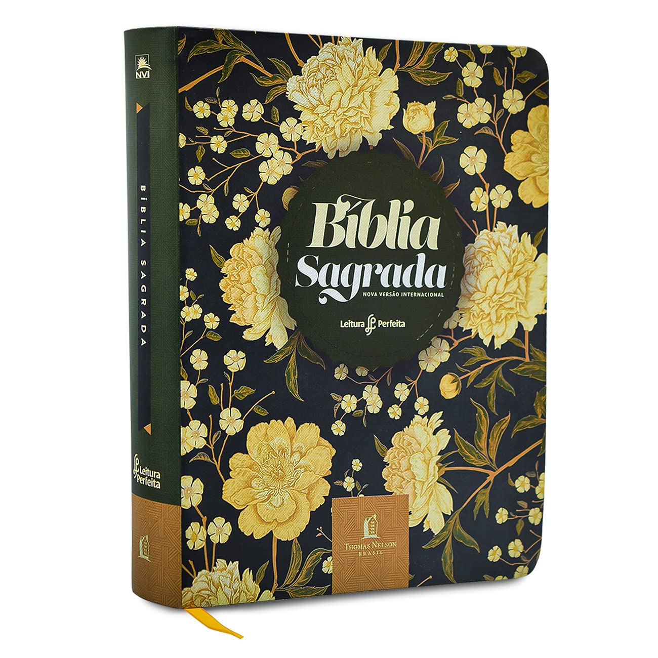 Bíblia Sagrada NVI, Couro Soft, Flores, Espaço Anotações, Leitura Perfeita - Imagem 3