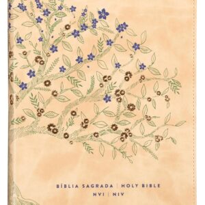 Bíblia Bilíngue NVI/NIV, Português/Inglês, Couro-soft, Bege, Leitura Perfeita